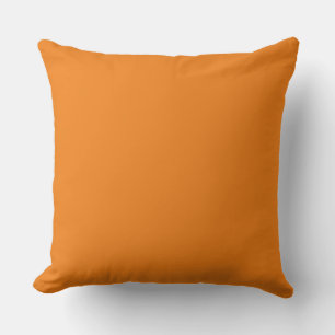 Orangefarbenes Kissen