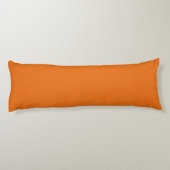 Orangefarbenes Kissen 20" x 54" (Rückseite)