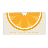 Orangefarbenes Küchensiegel aus der Küche (Vorne)