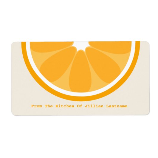 Orangefarbenes Küchensiegel aus der Küche (Vorne)