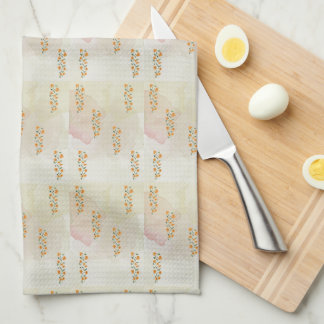 Orangefarbenes Küchentuch