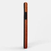 Orangefarbenes Leder-Look Case-Mate iPhone Hülle (Hinten/Rechts)