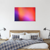 Orangefarbenes Lila blaues Violett und Abstraktes  Leinwanddruck (Insitu (Schlafzimmer))