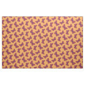 Orangefarbenes lila Schmetterlingsgewebe Stoff (Fat Quarter (45,7 x 55,9 cm))