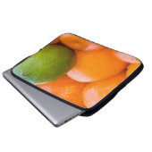 Orangefarbenes Limones Zitrusfrüchte-Nah-Up-Foto Laptopschutzhülle (Vorne Knopf)