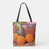 Orangefarbenes Markenzeichen Golden Gate 1950 Tasche (Rückseite)