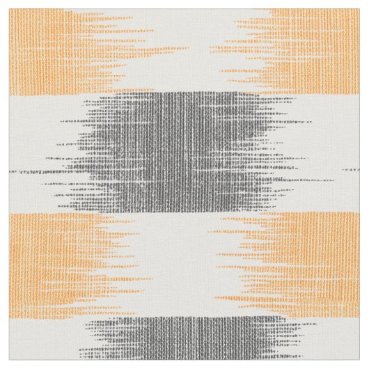 Orangefarbenes, modernes Muster gestreift Stoff (Nahaufnahme)