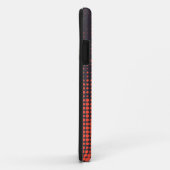 Orangefarbenes, modernes, urbanes Halbtonmuster Case-Mate iPhone Hülle (Hinten/Rechts)