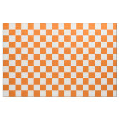 Orangefarbenes Muster eines Karos Stoff (Fat Quarter (45,7 x 55,9 cm))