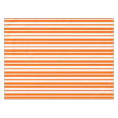 Orangefarbenes Muster für vertikale Streifen Tischdecke (Vorderseite (Horizontal))