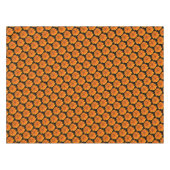 Orangefarbenes Muster Tischdecke (Vorderseite (Horizontal))