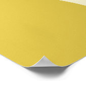 Orangefarbenes, nahtloses Sommermuster. Poster (Ecke)