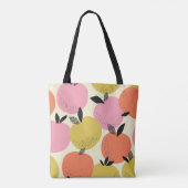 Orangefarbenes, nahtloses Sommermuster. Tasche (Rückseite)