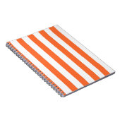 Orangefarbenes Notebook Notizblock (Rechte Seite)