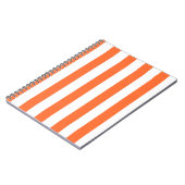 Orangefarbenes Notebook Notizblock (Linke Seite)