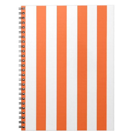 Orangefarbenes Notebook Notizblock (Vorderseite)
