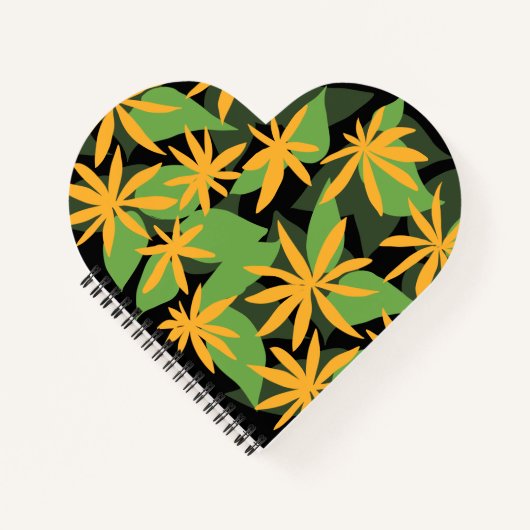 Orangefarbenes Notizbuch (Vorderseite)