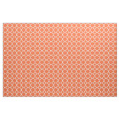 Orangefarbenes oder weißes Quatrefolienmuster Stoff (Fat Quarter (45,7 x 55,9 cm))