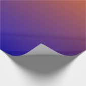 Orangefarbenes Papier Geschenkpapier (Ecke)