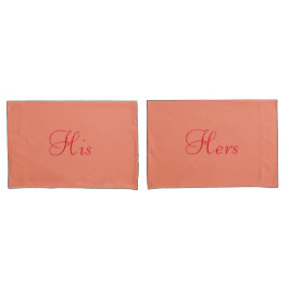 Orangefarbenes Personalisiertes Pillow Case Kissenbezug