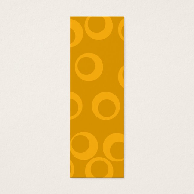Orangefarbenes Retromuster. (Vorderseite)