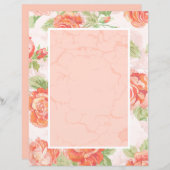 Orangefarbenes Rose (Vorne/Hinten)