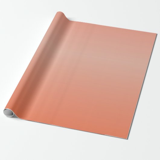 Orangefarbenes Schleifpapier Geschenkpapier (Ungerollt)