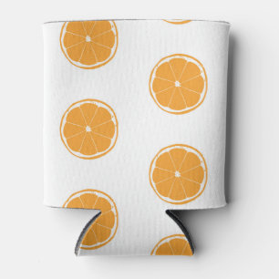 Orangefarbenes Schlitzmuster Dosenkühler