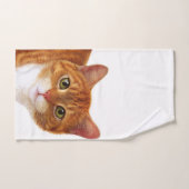 Orangefarbenes Set (Handtuch)