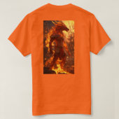 Orangefarbenes T-Shirt (Design Rückseite)