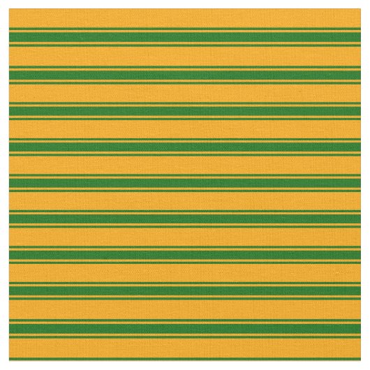 Orangefarbenes und dunkelgrünes Muster Stoff (Nahaufnahme)