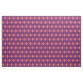 Orangefarbenes und Lila Muster der Raute Stoff (Yard (91,4 cm))