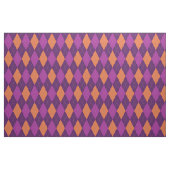 Orangefarbenes und Lila Muster der Raute Stoff (Fat Quarter (45,7 x 55,9 cm))