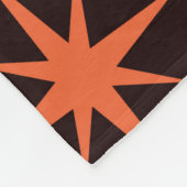 Orangefarbenes und orangefarbenes Mittelalter Mode Fleecedecke (Ecke)