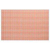 Orangefarbenes und weißes Hahnentrittmuster Karo Stoff (Yard (91,4 cm))