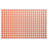 Orangefarbenes und weißes Hahnentrittmuster Karo Stoff (Fat Quarter (45,7 x 55,9 cm))