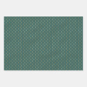 Orangefarbenes Zierpapier Set 3 Geschenkpapier Set (Vorderseite 3)