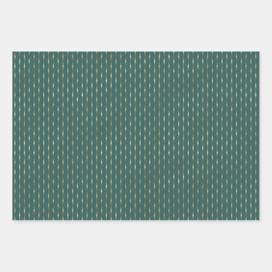 Orangefarbenes Zierpapier Set 3 Geschenkpapier Set (Vorderseite 3)