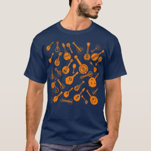 Orangefarbenfarbe T-Shirt
