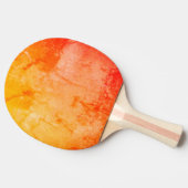 Orangefärbt Tischtennis Schläger (Seitenansicht)