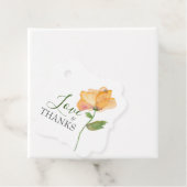 Orangefärbte Blume Geschenkanhänger (Beispiel)