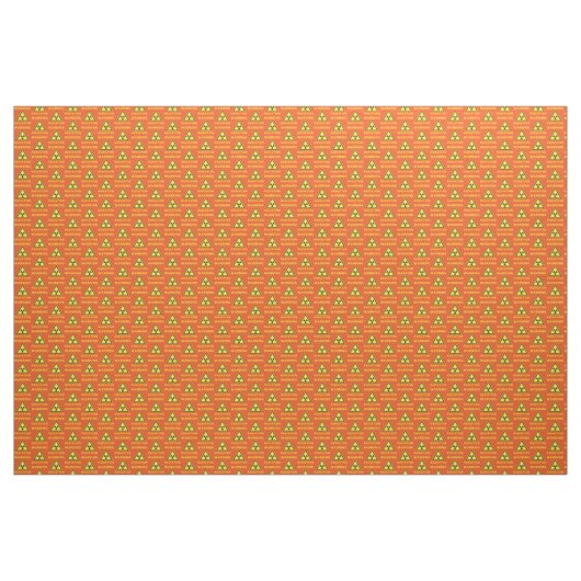 Orangefärbter Stoff (Yard (91,4 cm))
