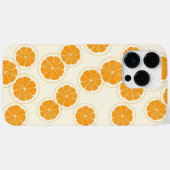 Orangefärbtes Muster Case-Mate iPhone Hülle (Rückseite (Horizontal))