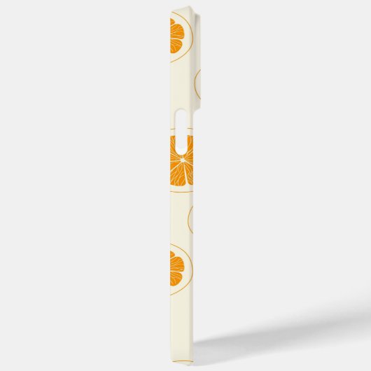 Orangefärbtes Muster Case-Mate iPhone Hülle (Rückseite / Rechts)