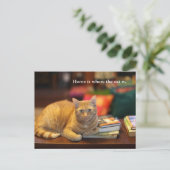 Orangefatze Postkarte (Stehend Vorderseite)