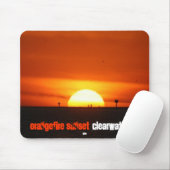 OrangeFire Sonnenuntergang durch Ybor Mousepad (Mit Mouse)