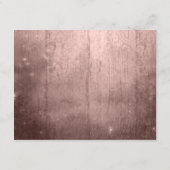 Orangeflippter Empfang mit Sukkulentem Pfirsich Begleitkarte (Rückseite)