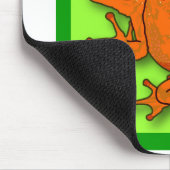 Orangefrorener Mauspad (Ecke)