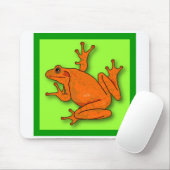 Orangefrorener Mauspad (Mit Mouse)