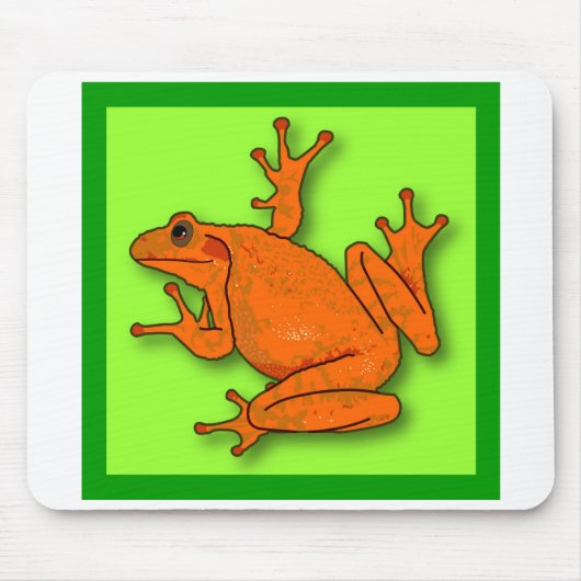 Orangefrorener Mauspad (Vorne)